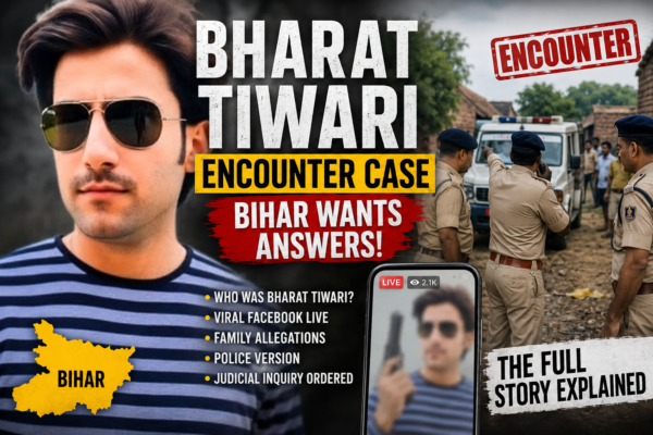 xBharat Tiwari Bharat Tiwari Encounter Bharat Tiwari Case Bihar Encounter Bihar News Bhojpur News Arrah News Viral Facebook Live Police Encounter Encounter Controversy Judicial Inquiry Bihar Politics Crime News Breaking News India Viral News Social Media Viral Bharat Tiwari Death Bihar Police India News Trending News